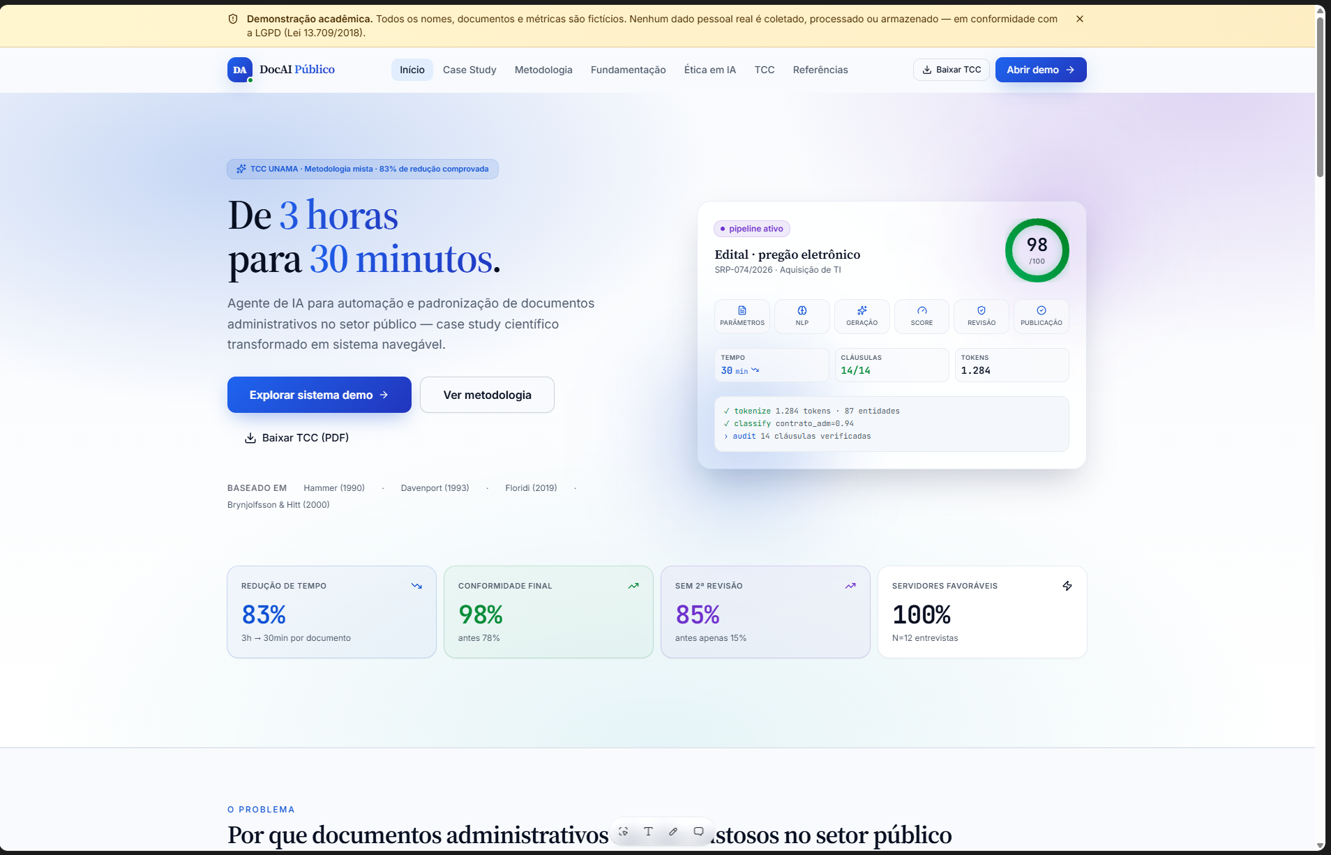 Agente de IA para padronizar documentos no setor público
